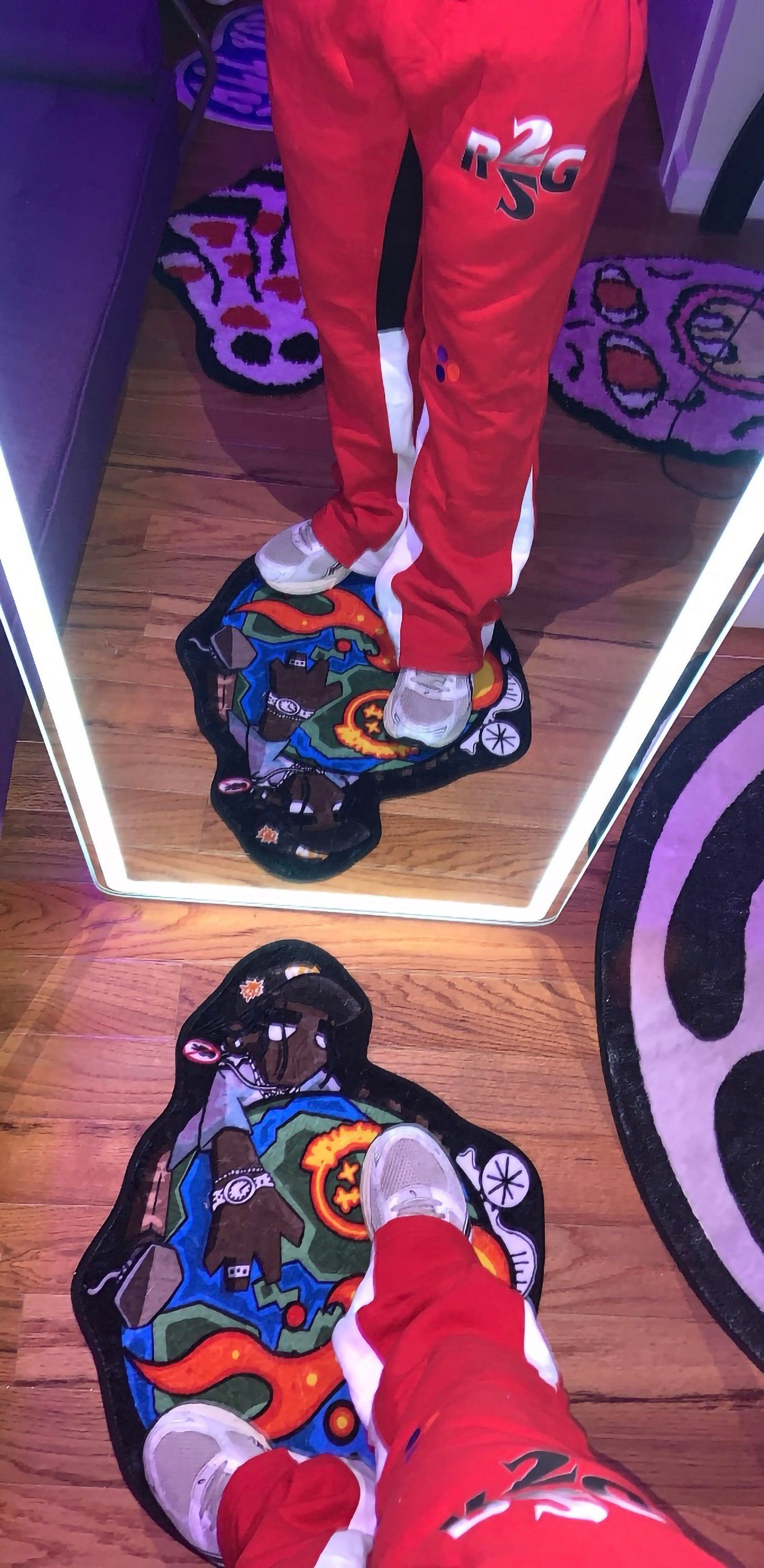 Road2Glory "Chase Glory Not Clout" Sweatsuit Red
