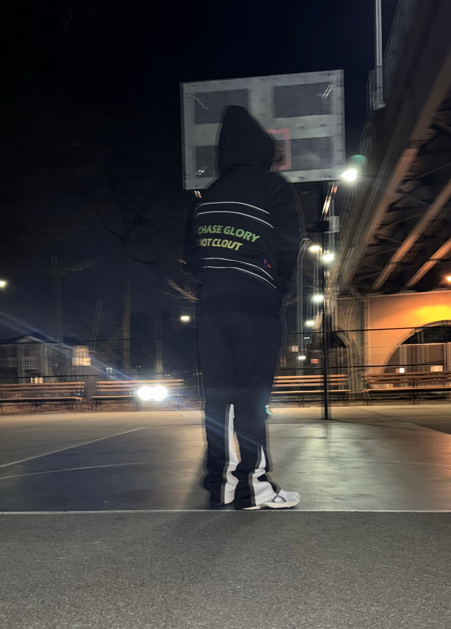 Road2Glory "Chase Glory Not Clout" Sweatsuit Black