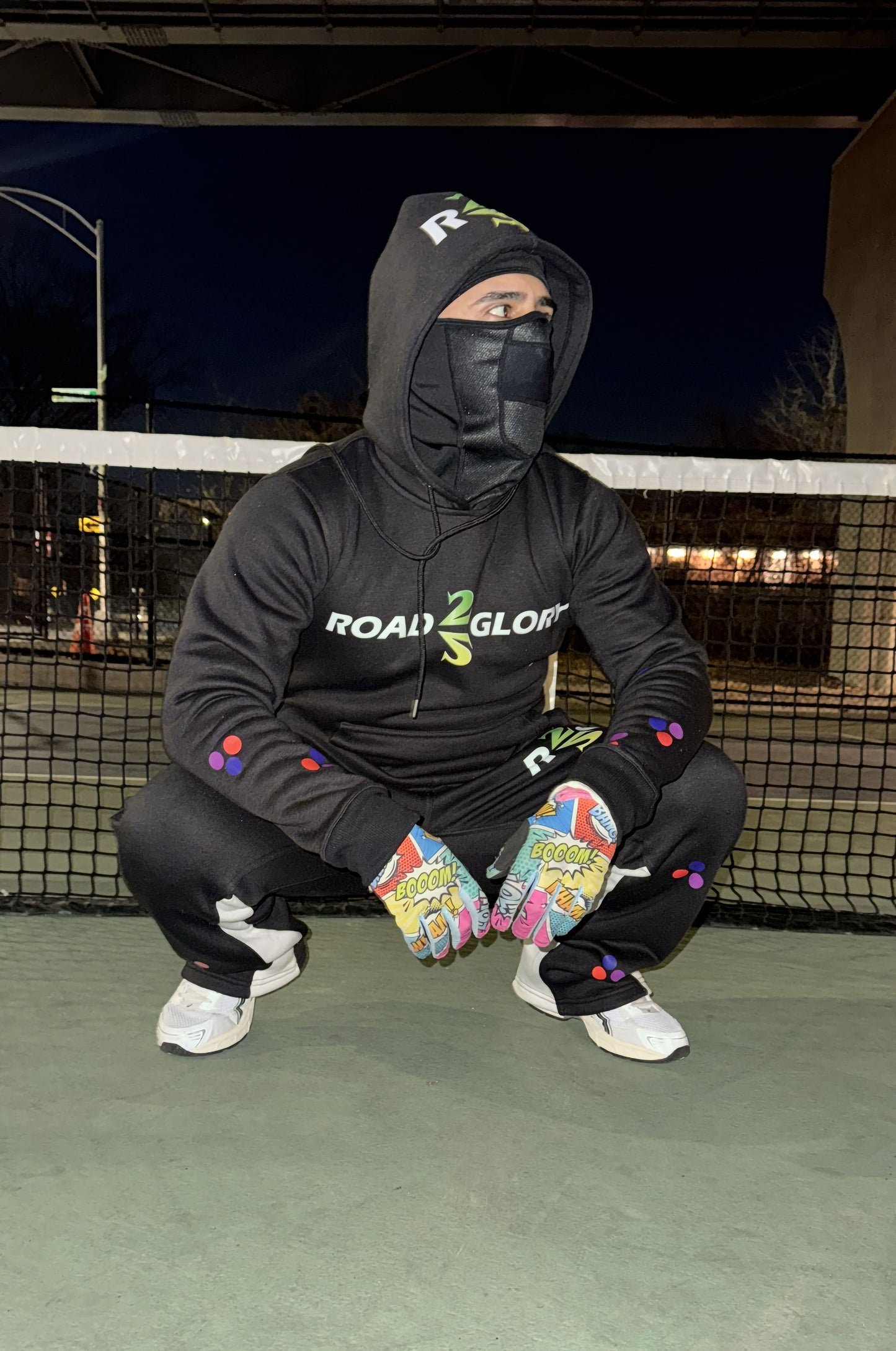 Road2Glory "Chase Glory Not Clout" Sweatsuit Black