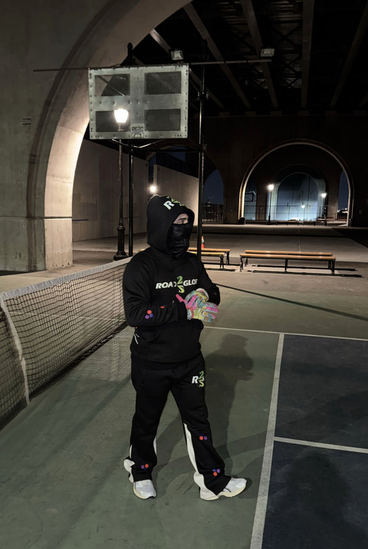 Road2Glory "Chase Glory Not Clout" Sweatsuit Black