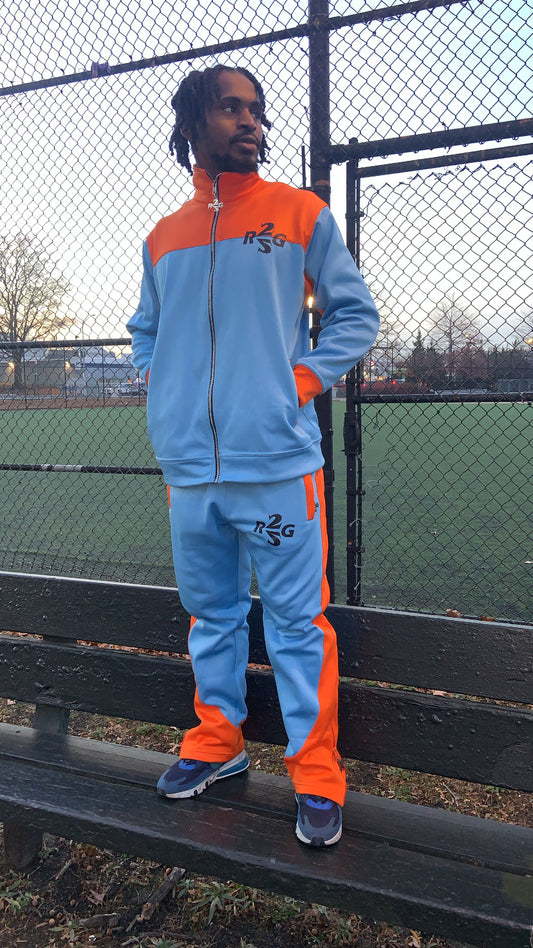 Road2Glory Zip Up Tracksuit Blue *LIMITED EDITION*