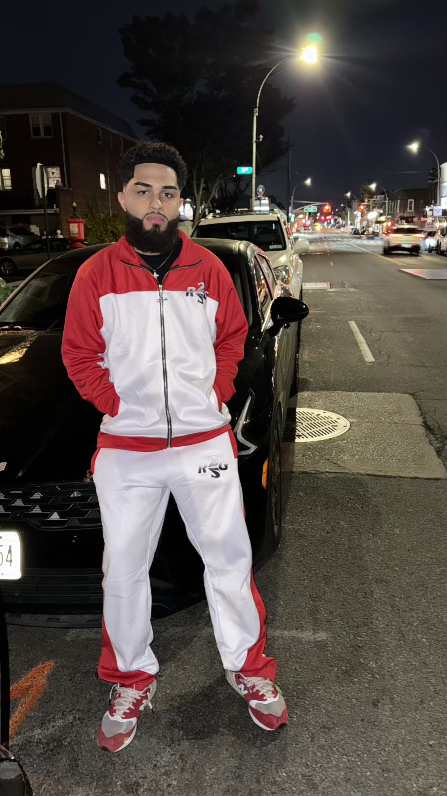 Road2Glory Zip Up Tracksuit Red *LIMITED EDITION*